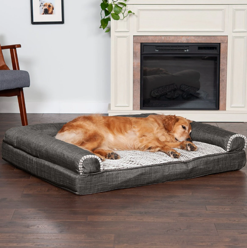 Orthopedic Memory Foam Pet Mattress Charcoal