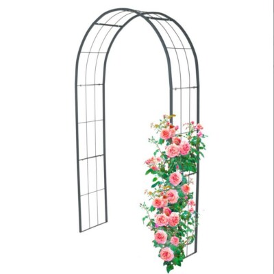 Rosenbogen 220x120x40cm Rankhilfe Rankgitter Torbogen Pergola Spalier 257008