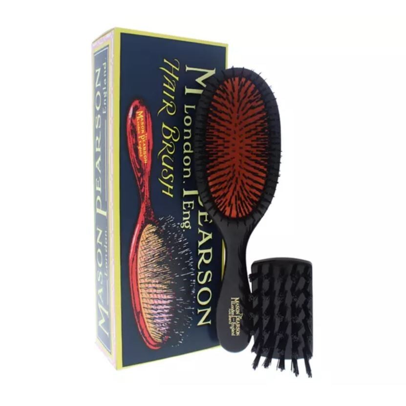 1-Set* Mason Pearson Handy Boar Bristle Hairbrush Dark Ruby
