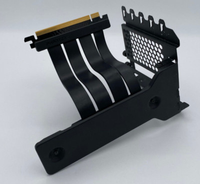 Phanteks Gen4 Vertical GPU Bracket, 220mm Flat Line PCI-E Gen4 x16 Riser Cable K