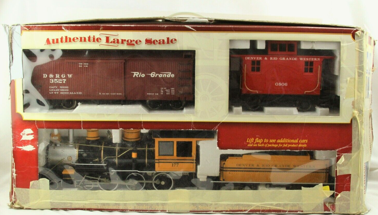 Bachmann BIG HAULERS ペンシルバニア州客車 Bachmann Big Hauler G scale Railroad Stock Car Bufallo
