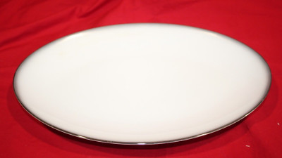 NEW SANGO CHINA Grey Mist Pattern #6175 14'' Platter Japan