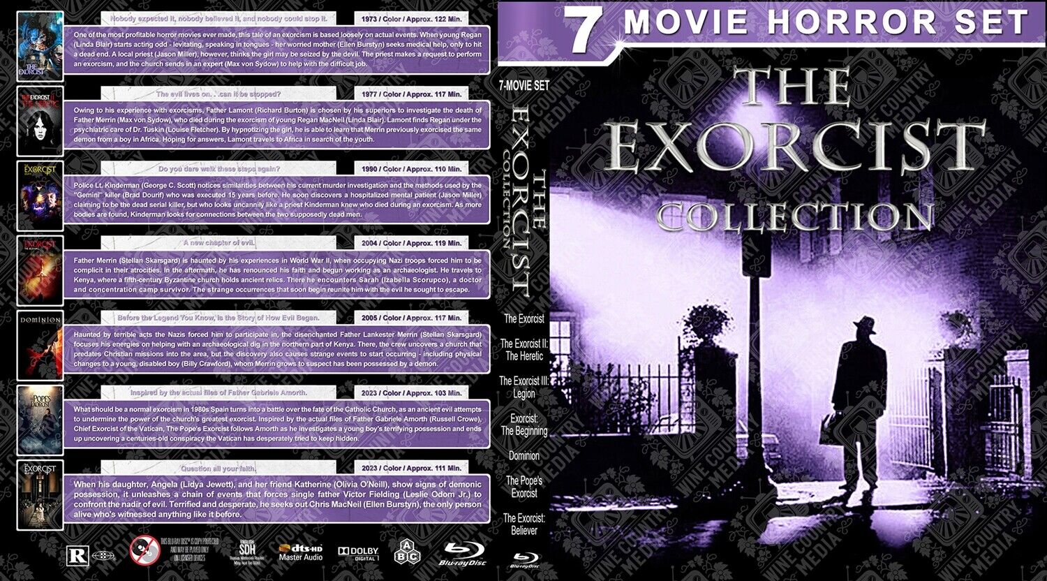 The Exorcist Collection (7 Movies) - Blu - New | eBay The Exorcist Collection (7 Movies) - Blu - New | eBay