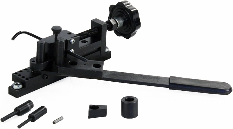 Manual Mini Universal Bending Machine Bench or Vise Mount Metal Bender Forms Wire Flat Metal and Tubing into Brackets Hooks and Coils Hardened Steel Construction