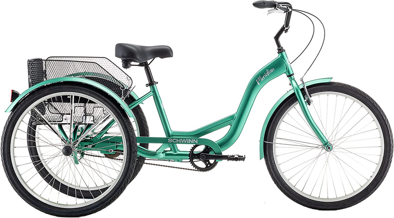 Schwinn Meridian Adult Trike, Three Wheel Cruiser Bike, 1-Sp