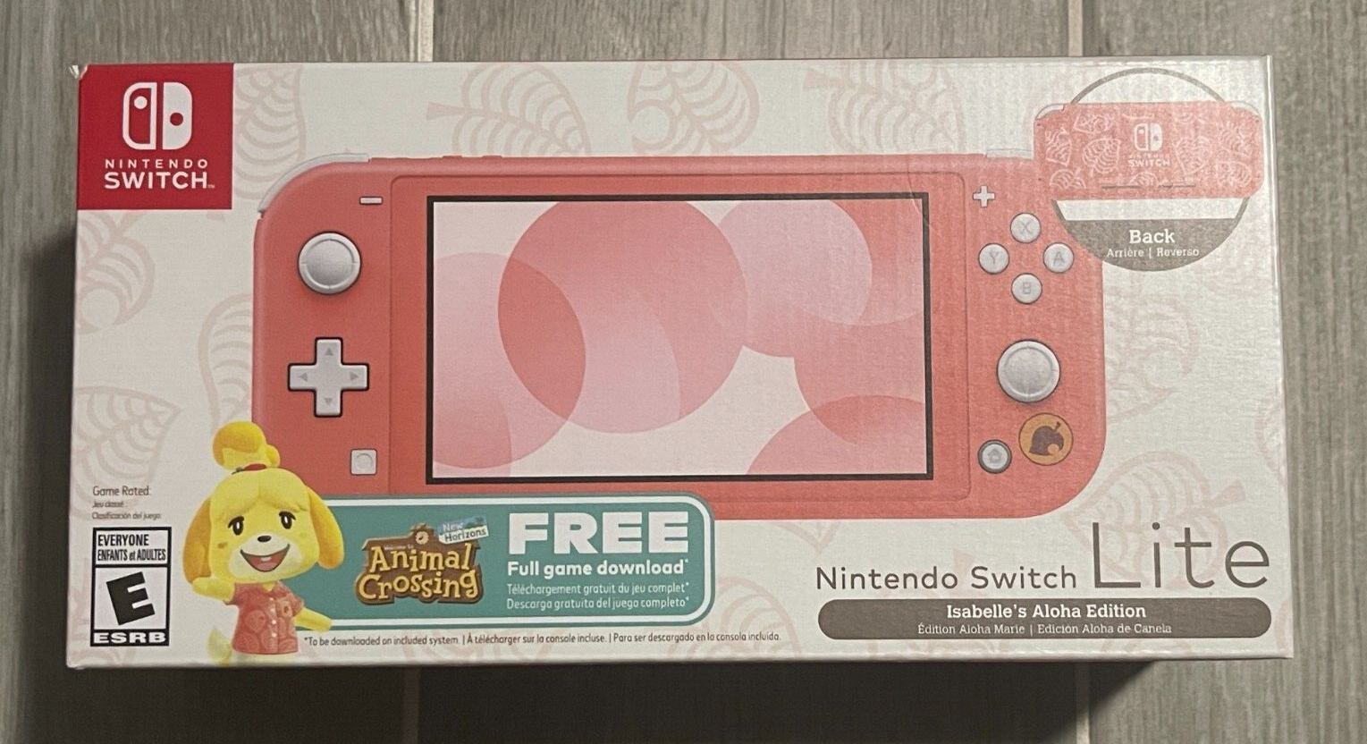 Nintendo Switch Lite Animal Crossing New Horizons Bundle