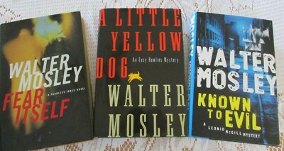 HC LOT 3: A LITTLE YELLOW DOG / FEAR ITSELF / KNOWN TO EVIL by Walter Mosley