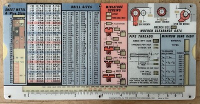TAD DATA Moveable Universal Reference Calculator 1964 Associated Designers USA