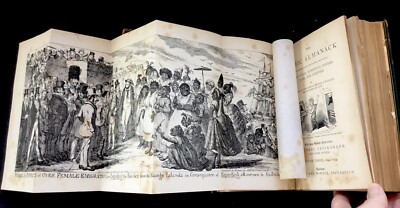 TWO 1st EDITIONS-COMIC ALMANACK-CRUICKSHANK COMPLETE SET 1835 & 1844-FOLD OUTS