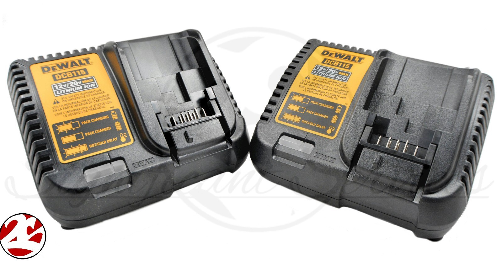 2 New Dewalt DCB115 12V 20V Max Li-ion Battery Charger replaces DCB107