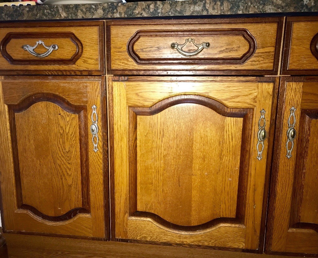 Kitchen units and carcasses for sale solid oak door fronts and drawer