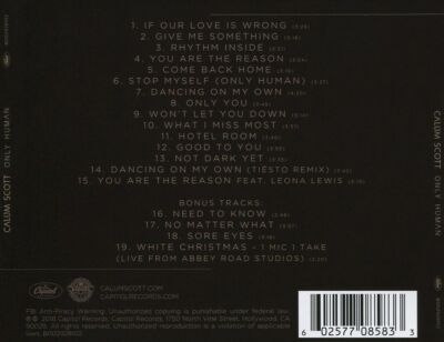 CALUM SCOTT ONLY HUMAN [SPECIAL EDITION] NEW CD