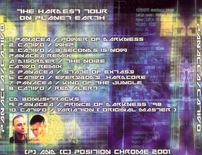 PANACEA - THE HARDEST TOUR ON PLANET EARTH NEW CD
