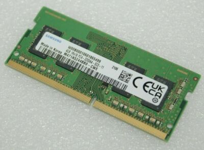 Lot of 5 4GB DDR4 Memory PC4-3200 SODIMM Laptop RAM 3200MHz