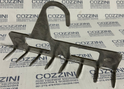 Cozzini Laser cut Stainless steel Smokehouse Bacon hangers 9-inch, 8 prong