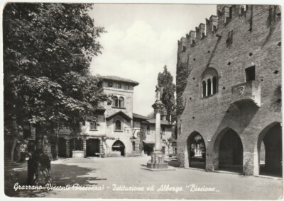 GRAZZANO VISCONTI - PIACENZA - ISTITUZIONE ED ALBERGO ''BISCIONE'' -49705-
