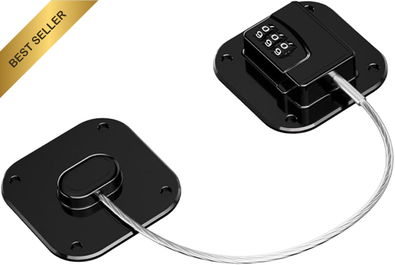 Fridge Lock and Drawer Lock, Heavy Duty Combination Lock for Cabinets and Refrig