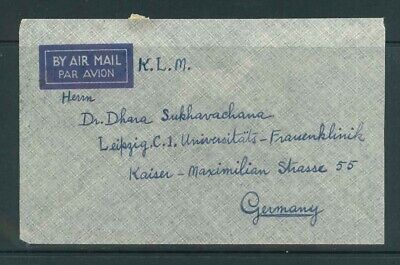 Thailand / Siam Brief von 1939 nach Leipzig Deutschland mit Ankunfstempel