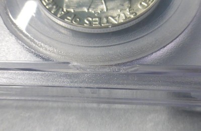 1959 D PCGS MS 64 Full Bell Line Franklin Silver Half Dollar, MS 64 FBL