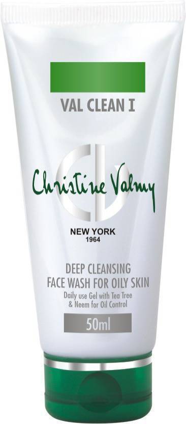 Christine Valmy Cv Valclean I- Oily Skin Face Wash  (50 ml)- FREE SHIPPING