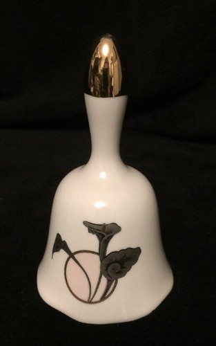 Otagiri Porcelain BELL-Flowers Beautiful 5.5” Japan Made Elegant Gift/ Keepsake