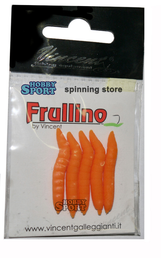 FRULLINO ESCA PER TROTA COLORE 06 ORANGE VINCENT SPINNING TROTA LAGO FIUME