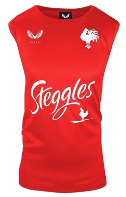 Sydney Roosters NRL Mens Red Training Singlet Sizes S-4XL BNWT