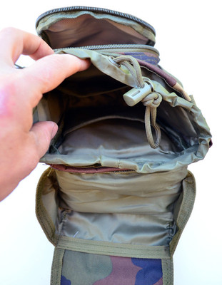 Trauma First Aid Bag Utility MOLLE Medical Bug Out Bag Pouch (Woodland Camo)