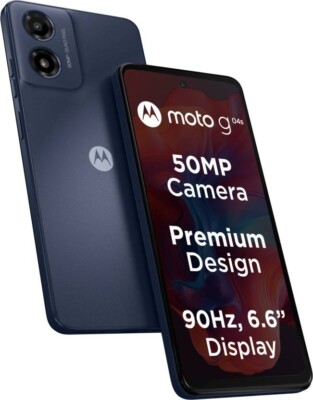 MOTOROLA Moto G04S (Concord Black, 64 GB)  (4 GB RAM) Factory Network Unlocked