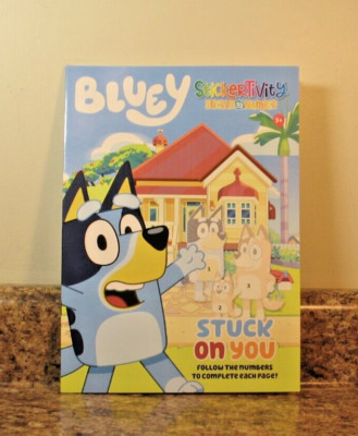 Bluey Sticker Activity Book Sticker by Number NEW