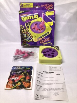 Teenage Mutant Ninja Turtles Capture Kraang Fishing Game Complete New Open Box