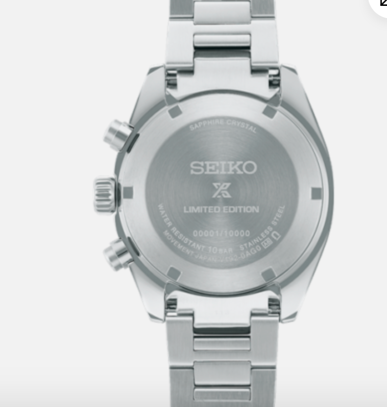 Pre-owned Seiko Ssc909 Prospex Limited Edition Speedtimer Solar Chronograph Watch Box Tags