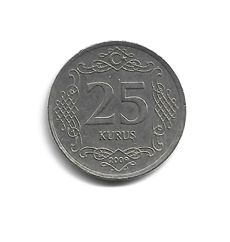 World Coins - Turkey 25 Kurus 2009 Coin KM# 1242 | eBay