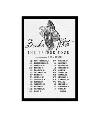 Drake White The Bridge Tour 2024 Poster