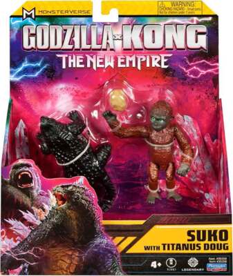 Godzilla X Kong Monsterverse 3'' Figure Basic Series - Suko with Titanus Doug