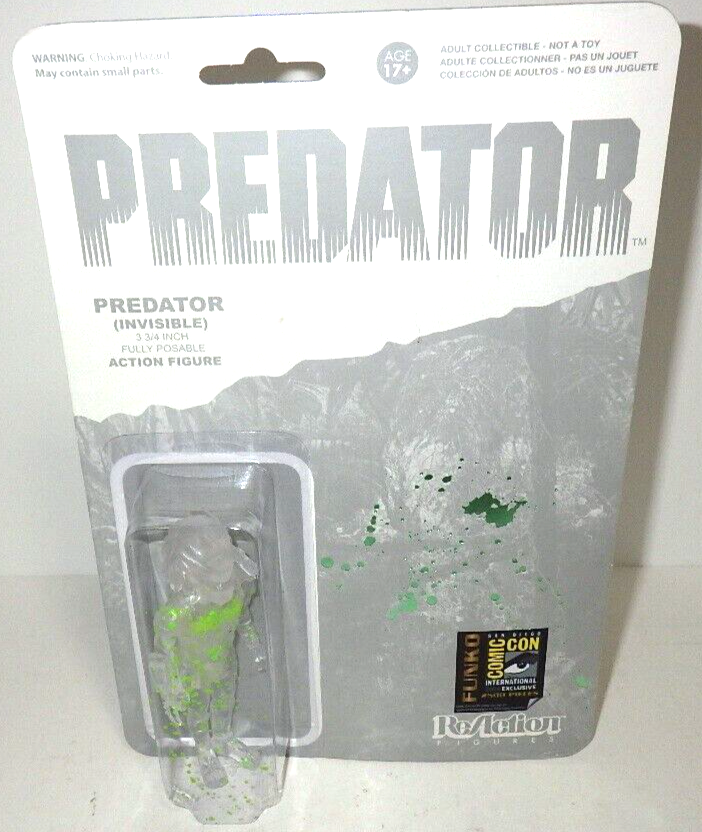 Invisible PREDATOR Reaction - Super7 - 2014 SDCC Exclusive
