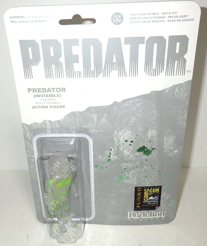 Invisible PREDATOR Reaction - Super7 - 2014 SDCC Exclusive LE of 2500 Japan Rare