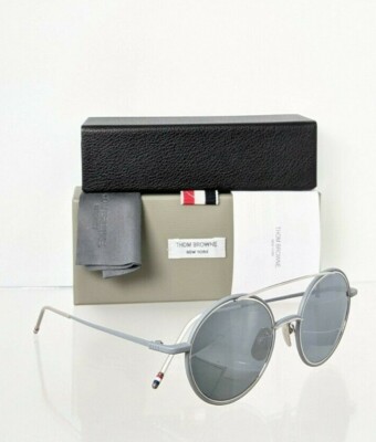 Pre-owned Dita Brand Authentic Thom Browne Sunglasses Tbs 108-b-t Grey Silver Tb108 Frame In Blue