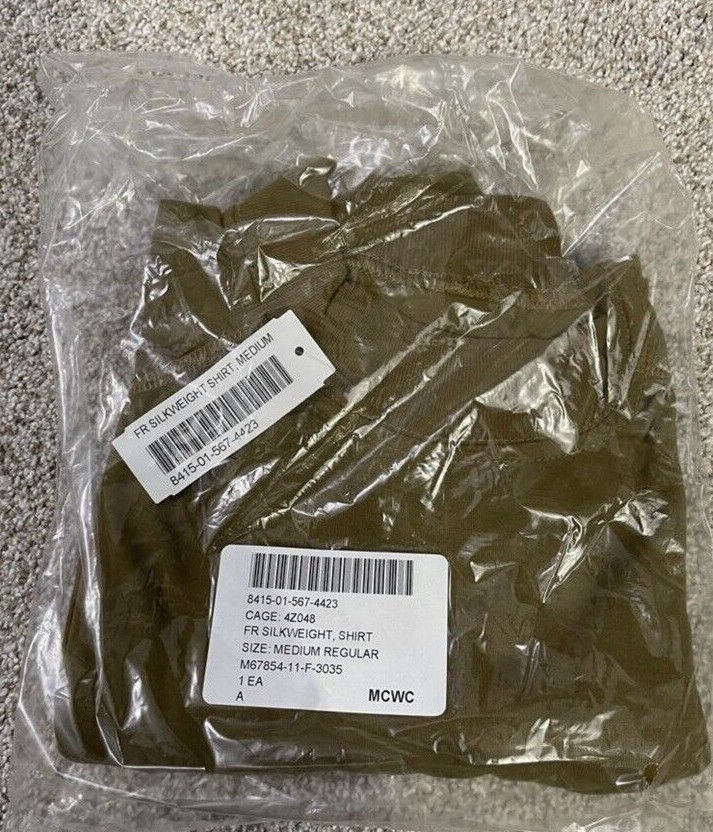 USMC XGO FROG Peckham Military Flame Resistant SILK Layer Shirt MED Lg XL,XX NEW