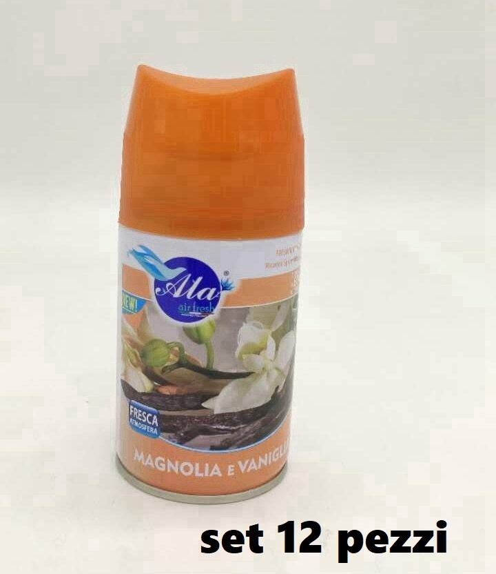 12 Pz Deodorante Spray Profumi Ambiente Magnolia Vaniglia Per AIR WICK/Glade bal