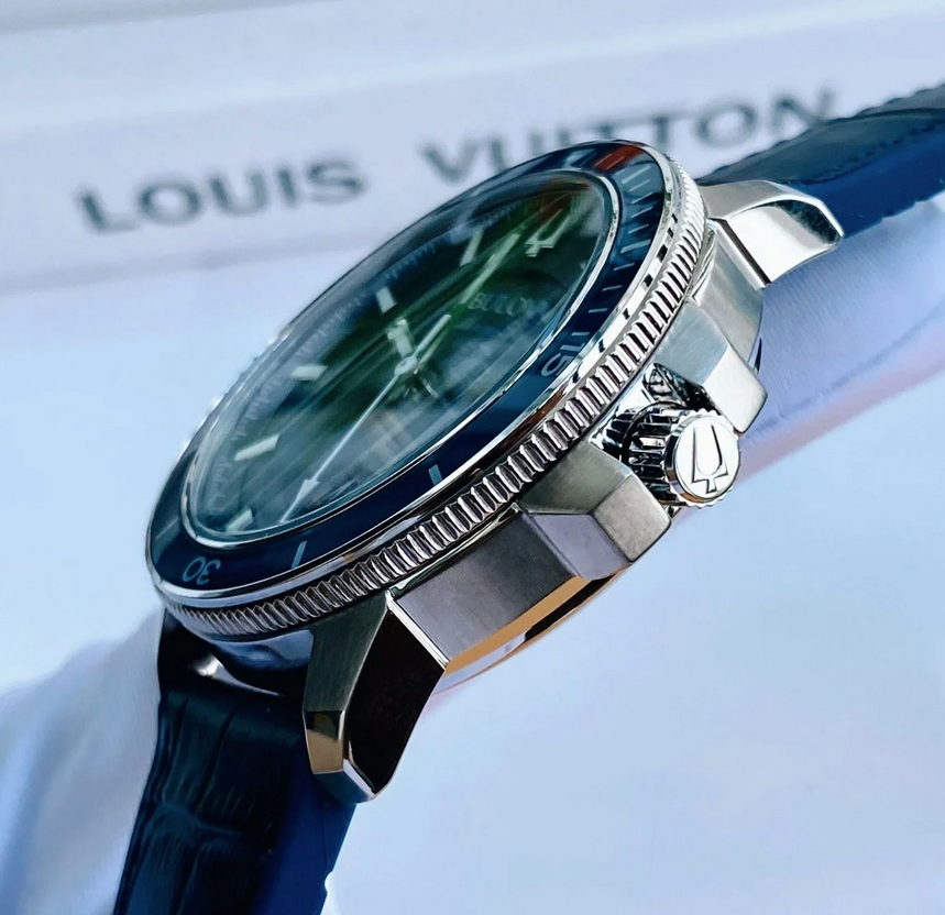 BULOVA BULOVA MEN'S MARINE STAR AUTOMATIC BLUE DIAL WATCH 96A291