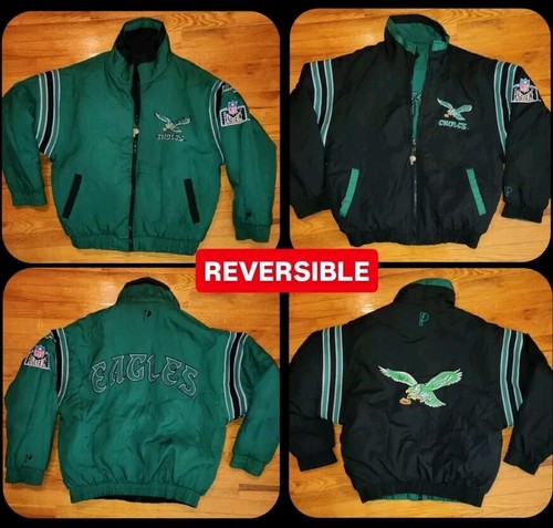 REVERSIBLE* Vintage PRO PLAYER Philadelphia EAGLES Jacket
