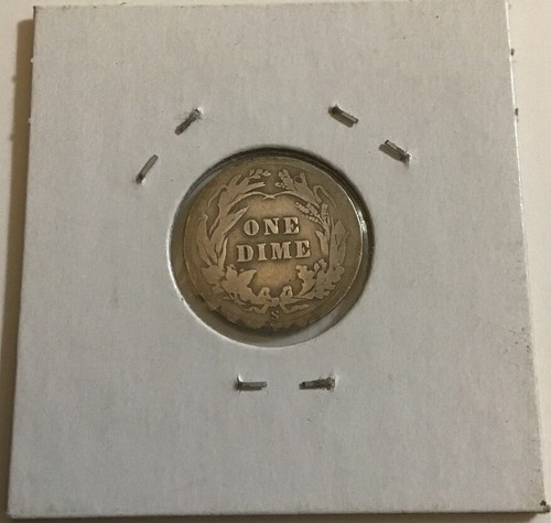 1906 S VG Barber Dime Free Shipping As Pictured