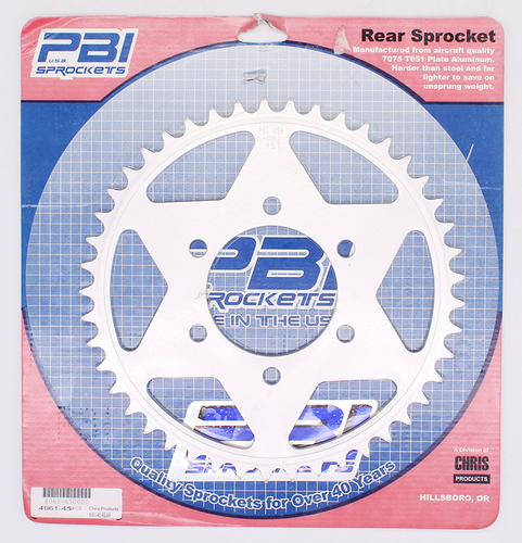 PBI Rear Sprocket Part Number - 50-4061 45 | eBay