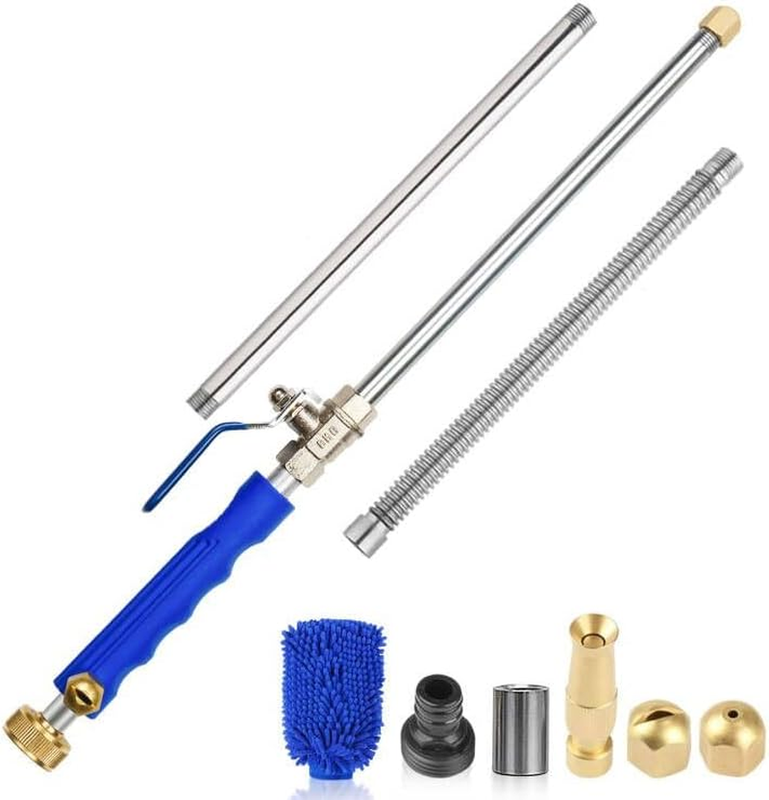 Hydro Jet High Pressure Power Washer Wand Jet Nozzle Washer for Garden Hose Wate