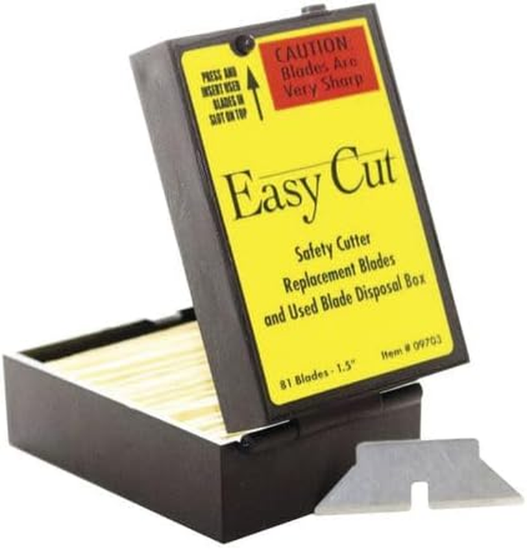 81 Easy Cut Blades for 1000 1500 2000 4000 Safety Box Cutters