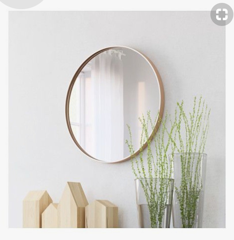 Ikea ANES Mirror (Discontinued) Large Round Mirror 106cm in East