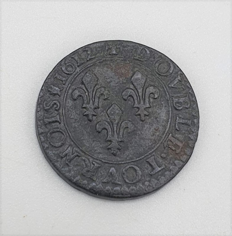 Louis Xiii , Double Tournois : Col FraisÃ , 1612 (M) Toulouse.