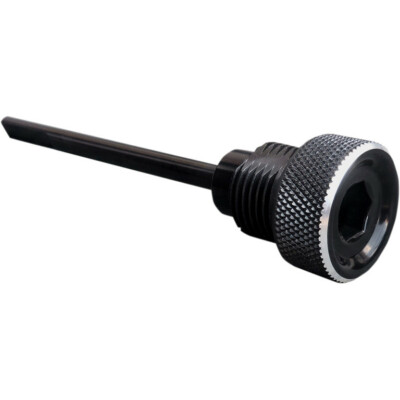 Accutronix Black Knurled Transmission Dipstick Harley Softail Dyna HD 37065-06