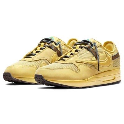 Size 8 - Nike Air Max 1 Cactus Jack Travis Scott Saturn Gold Men's DO9392-700